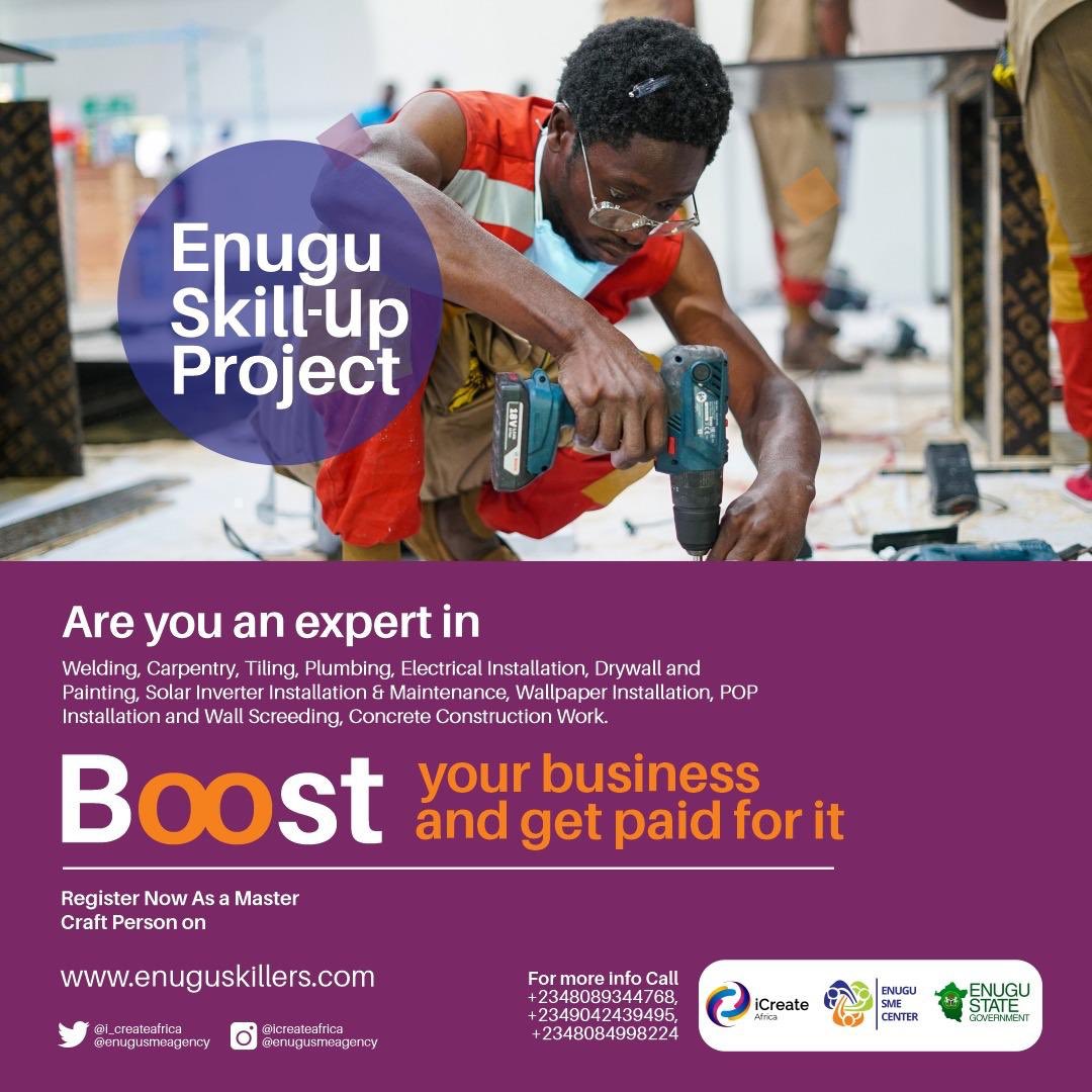 Haylesdefi's tweet photo. Its amazing what @enugusmeagency is doing by providing support for small and medium enterprises. Very creditable. #EnuguSkillUp https://t.co/Lf5rRIyAsY