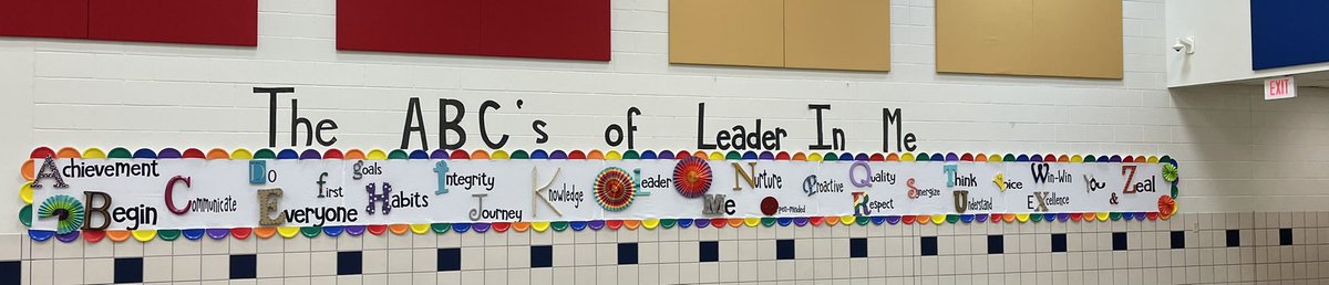 ABC’s it Leader in Me.... practice the habits every day is the CHES way #findjoyinthejourney