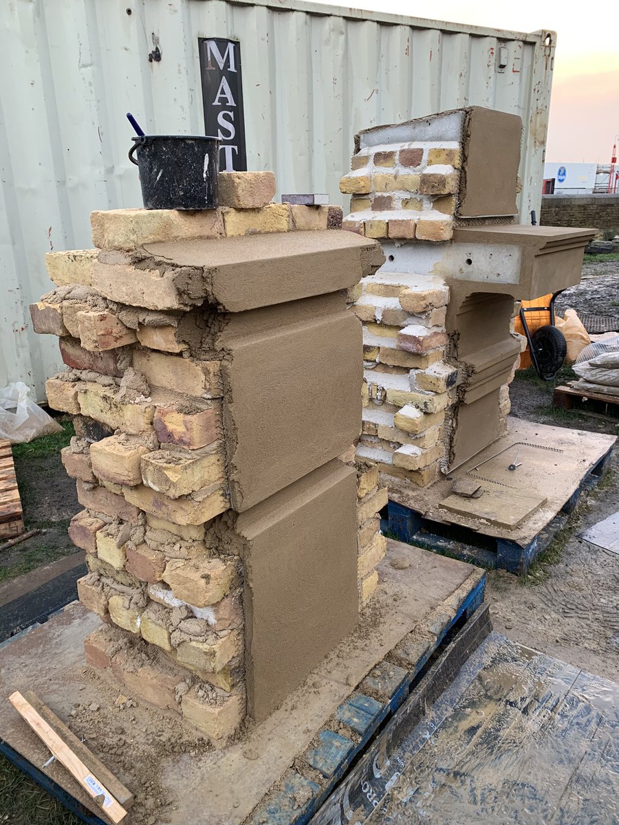 martinashleyarc's tweet photo. Progress on site @Dockyardchurch! Scaffolding erected, stone tap testing and render trials underway. @payestonework @ConistonLimited @HBA_London https://t.co/eRrbkaYP96