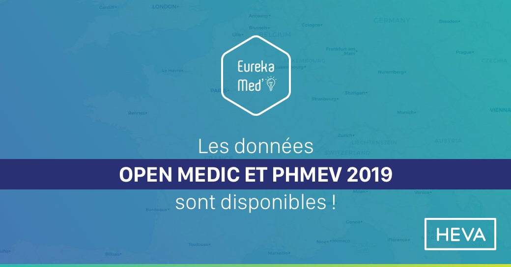 HEVAWEB's tweet photo. [#opendata] Les données #OpenMedic et #OpenPHMEV (données de remboursement des #médicaments en ville) 2019 sont enfin disponibles dans Eureka Med'. 🎉
👩‍💻🧑🏼‍💻 Demandez une démo à contact@hevaweb.com
 👉 https://t.co/FAbp5Ip4S7 https://t.co/0XZNYBu5lK