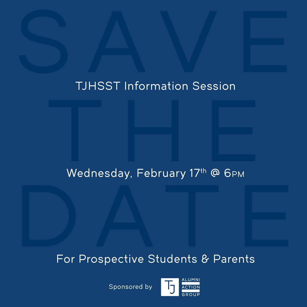 TJAlumniAG's tweet image. The application deadline for TJHSST is February 26th!!! If you have questions about the process, programs, and opportunities...SAVE THE DATE!!! #Feb17th #TJinfosession @TJ_Admissions @tjpartnership @FCPSSupt @FCPSEquity @Edu_Futuro @FairfaxNAACP @fcpsnews @lewisacademynow
