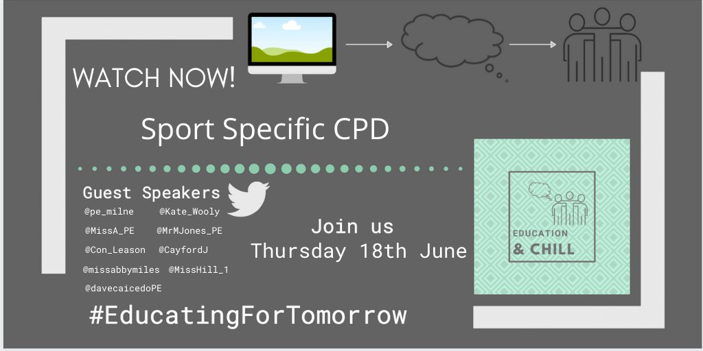 Education_Chill's tweet image. NEW LINK TO ACCESS THIS‼️

Excited to share this Sport Specific CPD. 9 different sports and 9 amazing specialists sharing knowledge, best practice, resources, SOW and useful links.

Specific timings for the sports covered can be found on the thread below⬇️
drive.google.com/file/d/1qnrJ7A…