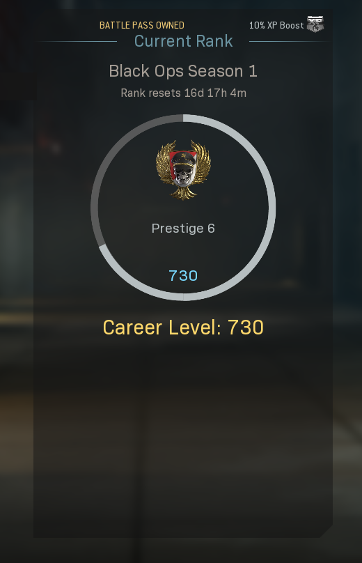 Shi_Ger0's tweet photo. Why it is shown as prestige 6 instead of 7 ?
@InfinityWard #CODBUGS https://t.co/2Gc2dPddxQ