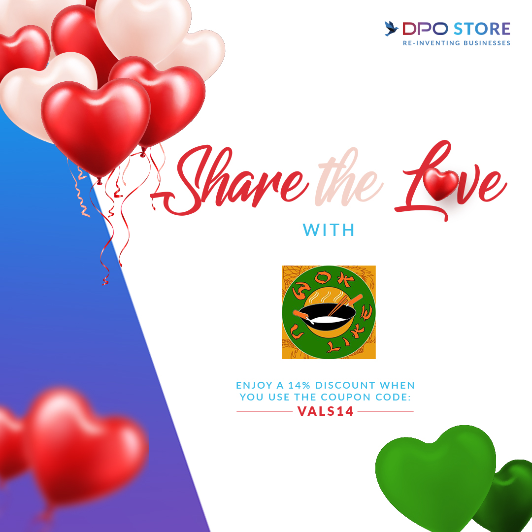 DPOGroup's tweet photo. Enjoy a 14% discount on items such as Wok & Wine Combos from the below DPO Stores.
Checkout promo code VALS14 to claim your love offer. Share the love this Valentines through clicking here https://t.co/FPN1aauMky #DPOstore #DPO_Valentines https://t.co/ElIT7Q6ARe