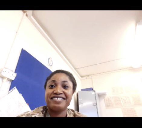 Great to have Cpl Quansah @3RegtRLC, one of the leading BAME ambassadors in the @BritishArmy , share her diverse experience with the team today, giving some hoofing tips on inclusion strategies #oneteam #commandofamily