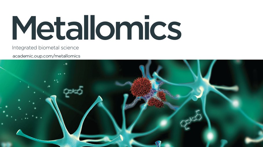 OUPAcademic's tweet photo. .@Metallomics’ first issue with OUP is now available online. Explore cutting-edge investigations on the role and impact of #metals and #metalloids in biological systems: https://t.co/QbNBTMqmxz https://t.co/gzbSyteHc8