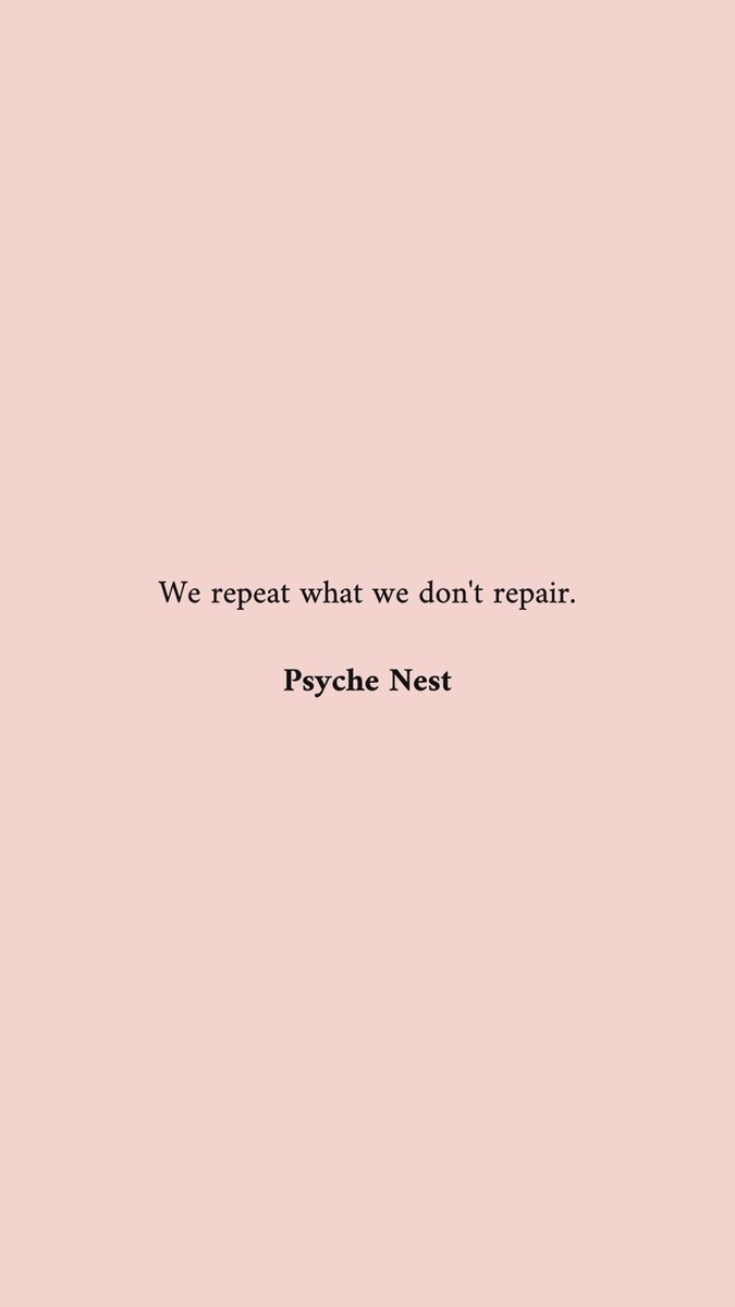 PsycheNest's tweet photo. History repeats itself. You need to heal your wounds and learn from your mistakes before you hurt yourself again. Purpose to heal by seeing a therapist.
#Healing #MentalHealth #MentalHealthAwareness #MentalHealthMatters #SelfCare #PsycheNest https://t.co/ZwgtPTywfq