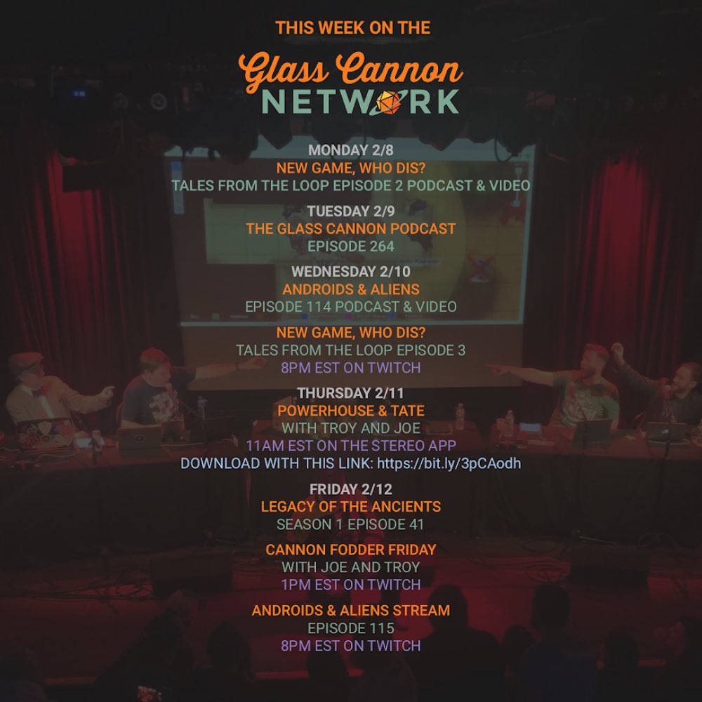 The Glass Cannon Network tweet media