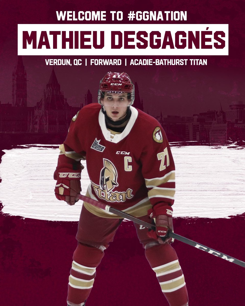 GeeGeesMHKY's tweet photo. We are excited to announce that @ABTitan captain, @mdesgagnes61 has committed to the Garnet and Grey for the 2021-22 season. Welcome Mathieu!

#HorseHockey🐴 https://t.co/g21jNWkpQs