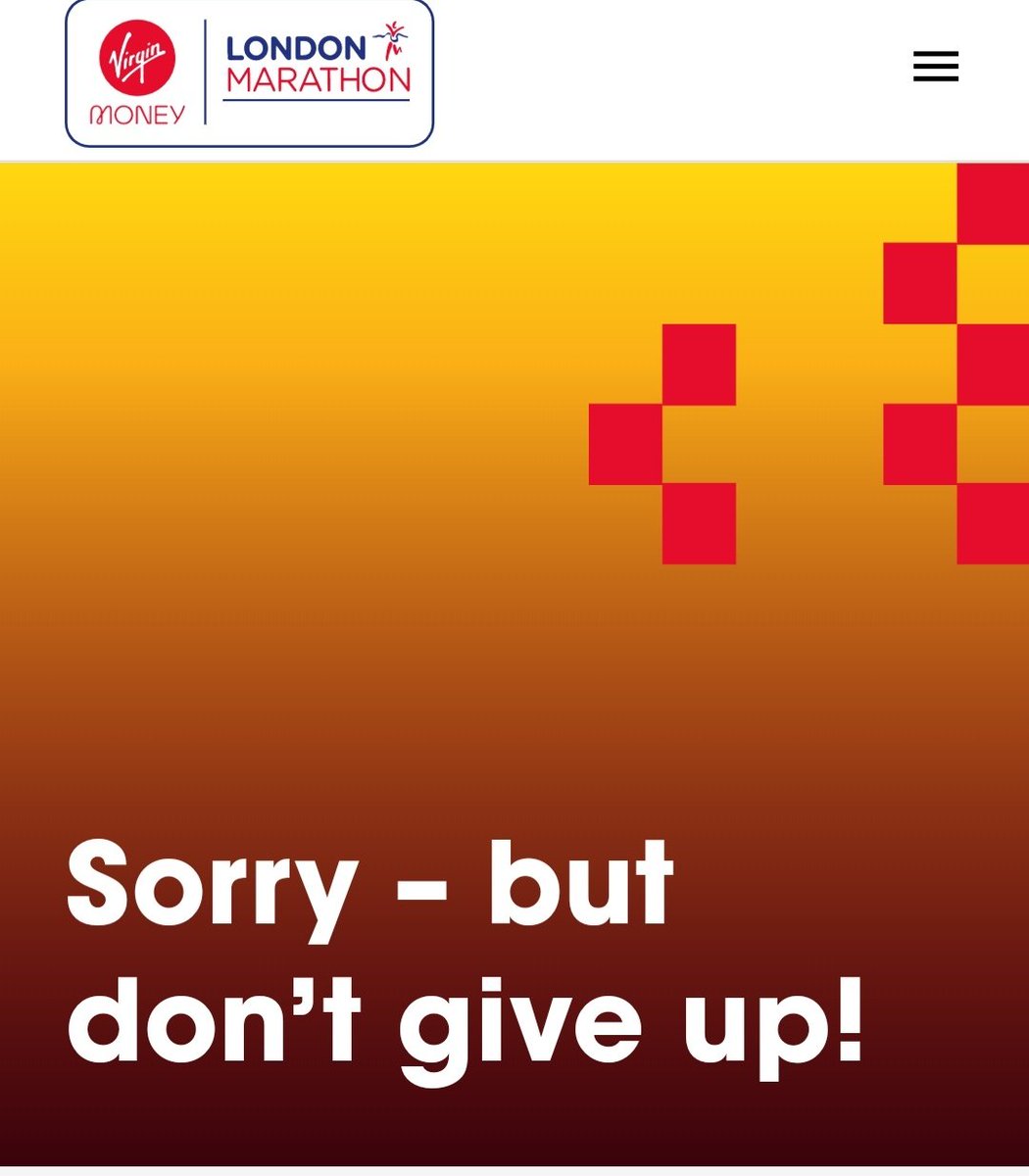 R55GJW's tweet image. Surprise, surprise...
#londonmarathon @LondonMarathon #RejectedAgain