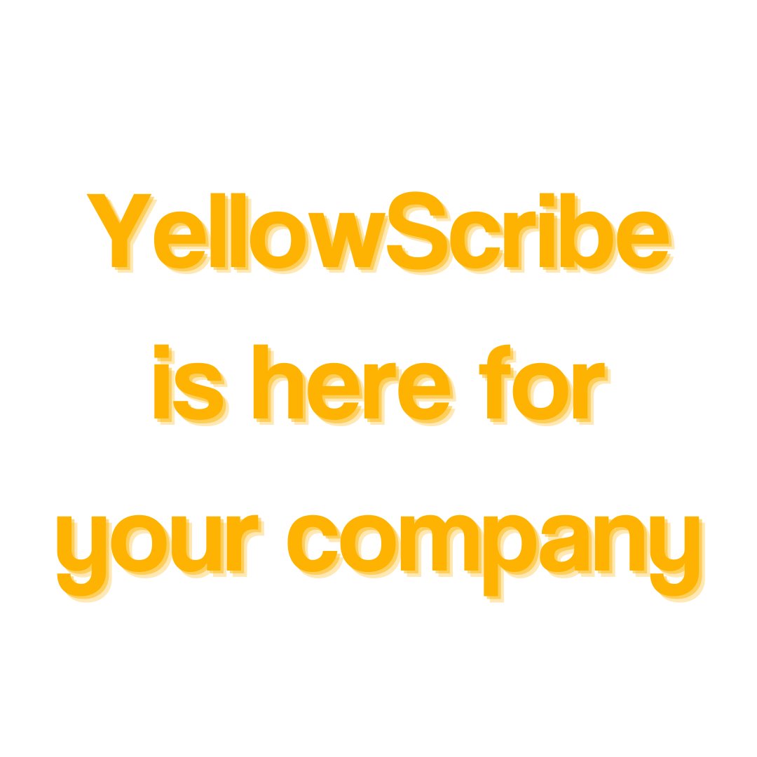 YellowScribe's tweet image. Every company starts out at the bottom (typically speaking) - when you start up you likely begin working on the baseline details...

That's your message, your establishing factors such as registering as a business, buying a domain, etc.