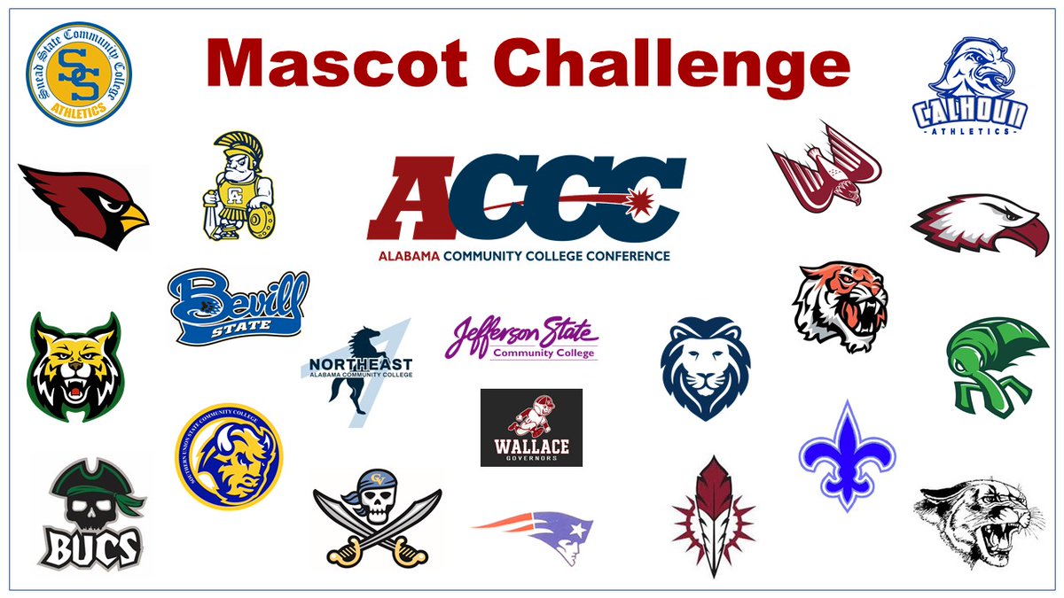 acccathletics's tweet photo. The @acccathletics releases seeding for the 2021 Mascot challenge. Voting to begin soon. Show your pride and school spirit.  Can the Bison of @SUSCC_Athletics 3⃣-peat or do we have a new Champion. #ACCCMascotChallenge

https://t.co/jQXUKbB9tl https://t.co/dUUiOWfCKl