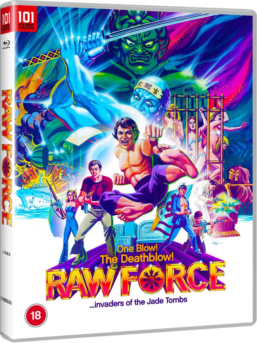 Out now on Blu-ray: RAW FORCE!

A crazy, over-the-top mix of martial arts and horror, starring exploitation greats Cameron Mitchell and Vic Diaz, and features everything from zombies to cannibal monks. The release is loaded with extras, including a brand new commentary https://t.co/WCBL3jab5u