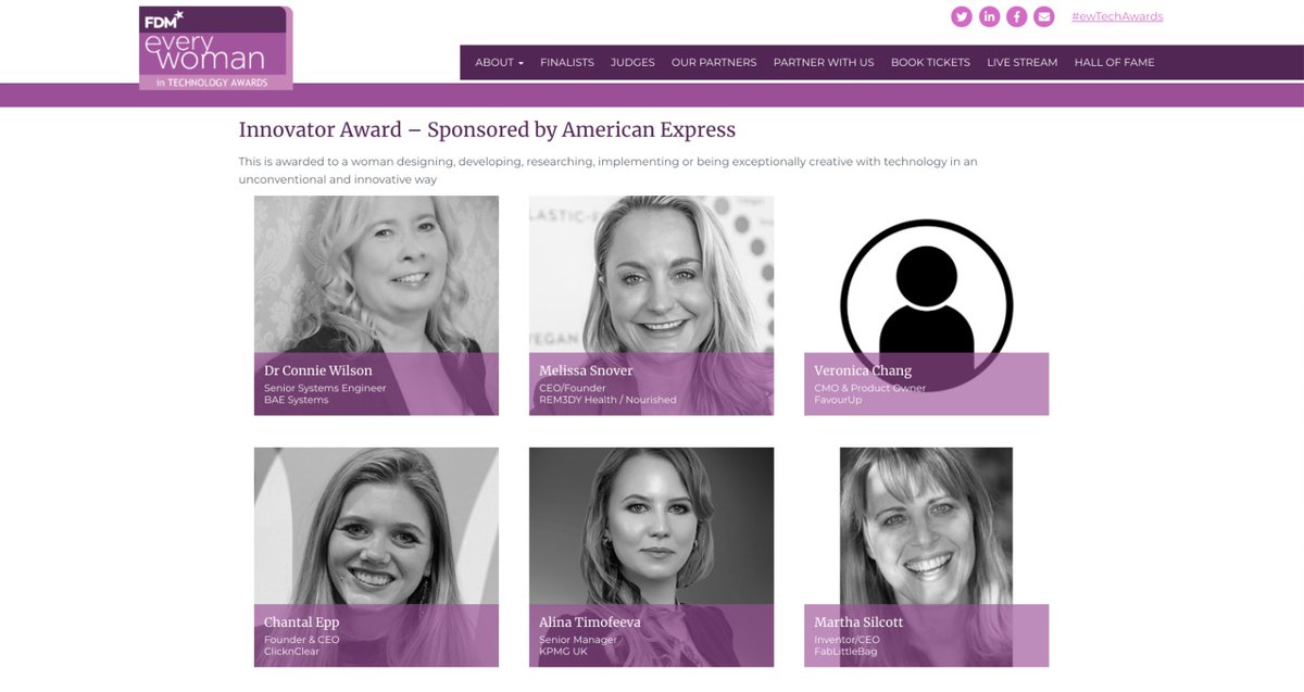 Chantal Epp (@chantal_epp) on Twitter photo I am delighted to share that I've been selected as a finalist for the <a href="/everywomanUK/">everywoman</a> in Technology Awards ‘Innovator’ category celebrating women who are exceptionally creative with technology in an unconventional and innovative way.
#ewTechAwards #innovation #femalefounder I am delighted to share that I've been selected as a finalist for the <a href="/everywomanUK/">everywoman</a> in Technology Awards ‘Innovator’ category celebrating women who are exceptionally creative with technology in an unconventional and innovative way.
#ewTechAwards #innovation #femalefounder