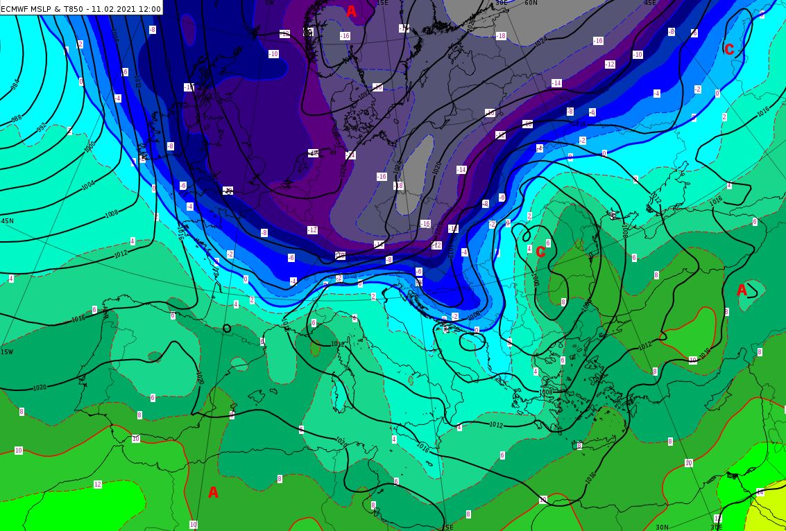 DHMZ_HR's tweet image. ⚠️ U četvrtak, 11. veljače će zahladnjeti doslovno preko noći te će do kraja tjedna biti zamjetno hladnije od prosjeka, na Jadranu s jakom i olujnom burom! 
Priopćenje možete pročitati na meteo.hr/objave_najave_…
#DHMZ #veljača