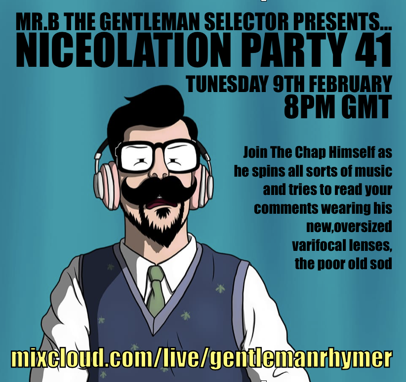 gentlemanrhymer's tweet photo. #niceolation #party 41 tomorrow night! https://t.co/lANz5mCns5