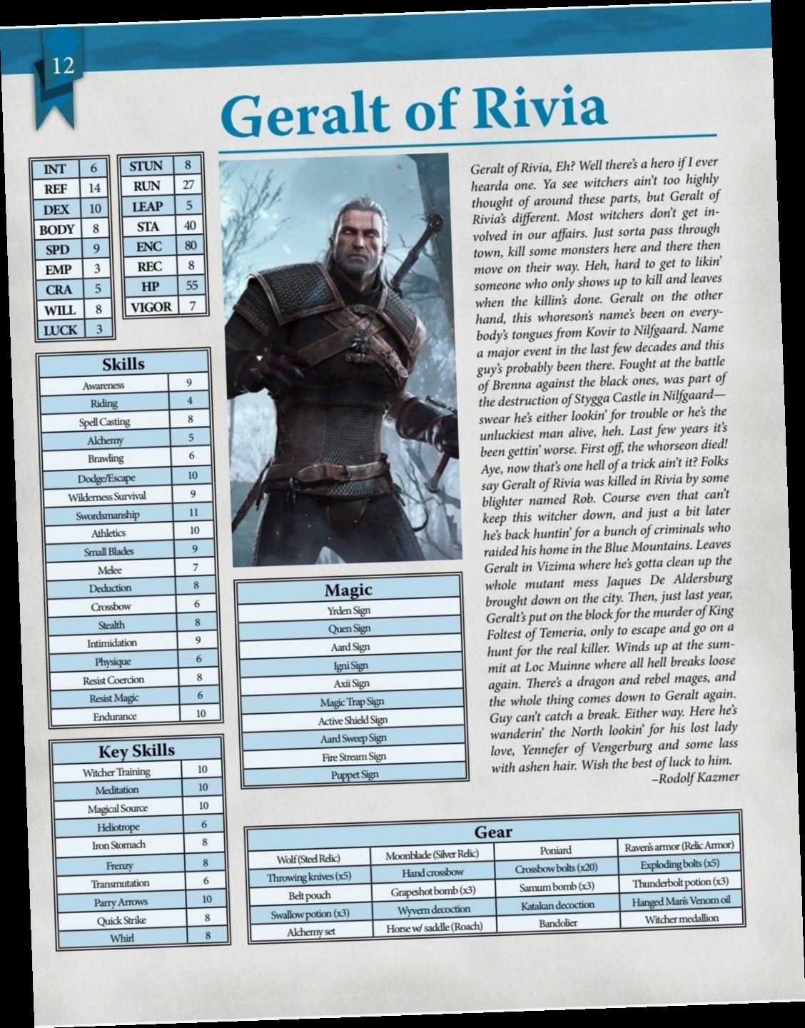 The Witcher Pen & Paper RPG - Tradução Rev.01