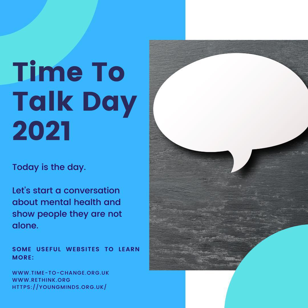 upframeofmind's tweet photo. (From 4thFeb) Its Time to talk day 2021🎉
As for us at Frame of Mind, we will be having our own discussions over the next few weeks. If you would like to be a part of these discussions around student mental health, please drop us a message. We are looking to host them over zoom. https://t.co/8EQIVyeUNe