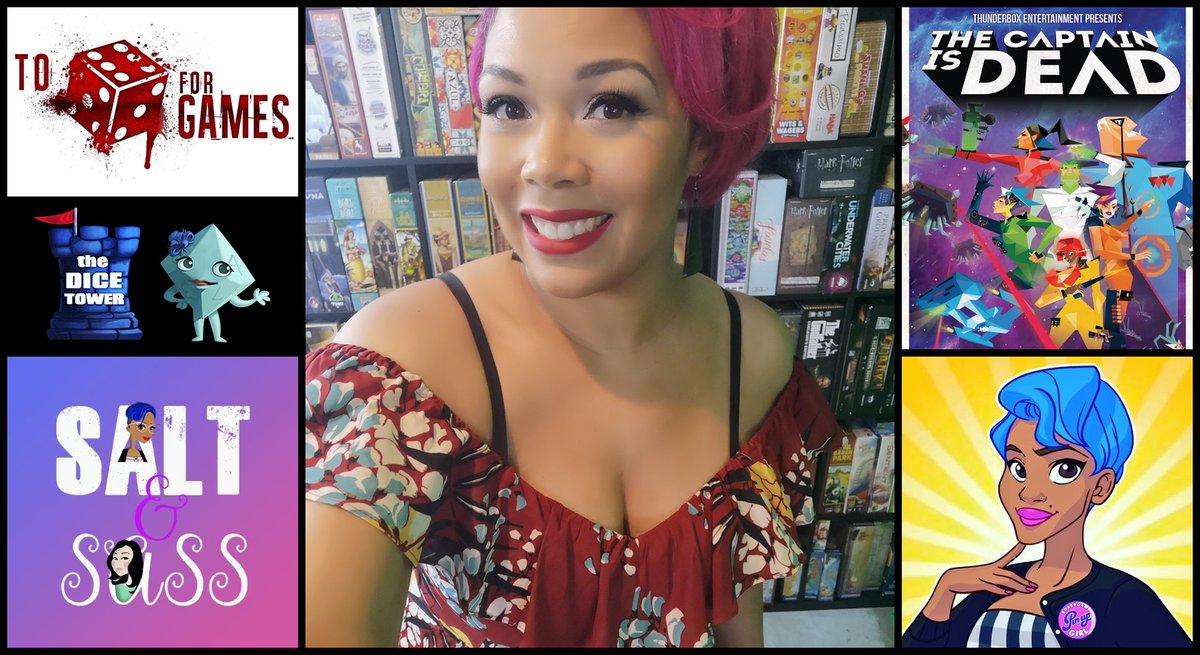 BoardGameGeek's tweet photo. Each day of February for Black History Month, BGG is spotlighting Black creators in the board game industry.

Today, we sample videos from Mandi Hutchinson, a.k.a. @boardgamerpinup, who founded To Die For Games and who co-hosts The Dice Tower: https://t.co/QcJSe2tSel —WEM https://t.co/lolTfzyBW0