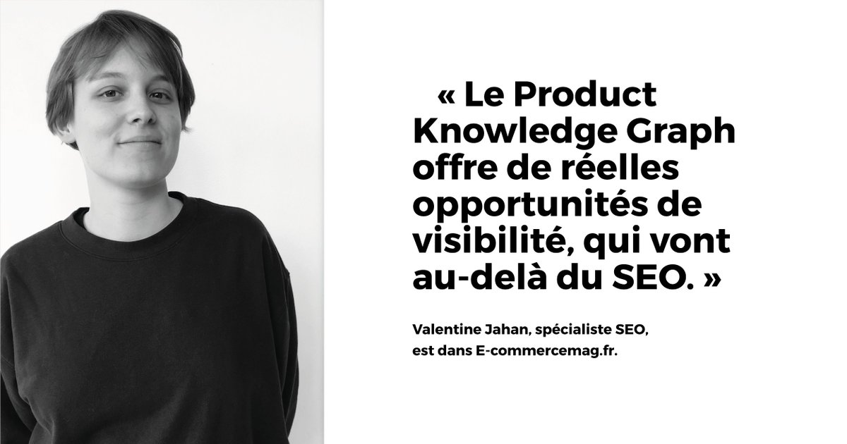 Fabernovel's tweet photo. Optimiser sa stratégie de visibilité est une démarche indispensable pour les #eRetailers afin de figurer dans les premiers résultats d’une recherche sur #Google. 👉 Valentine Jahan décrypte le mécanisme du Knowledge Graph de Google dans @Ecommercemag_fr : https://t.co/eo0yW5bZda https://t.co/Wi7sMaJA5n