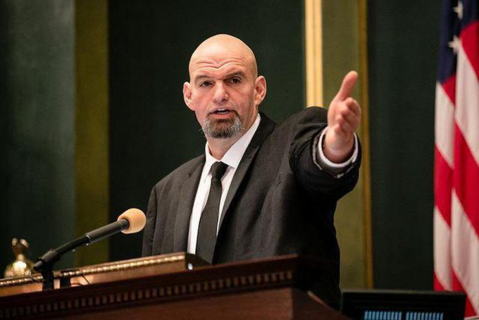 MartinStead18's tweet photo. Lt. Gov. #John Fetterman enters Pennsylvania's 2022 Senate race. A giant reason to be excited about midterm elections! https://t.co/VxPeiBtMAr