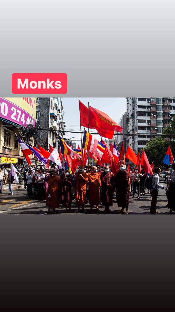 HsuChiKo1's tweet photo. Today Yangon.
Plz listen our voices. 
GIVE BACK DEMOCRACY
#Feb8Coup
#WhatsHappeningInMyanmar https://t.co/vLCL97lFpU
