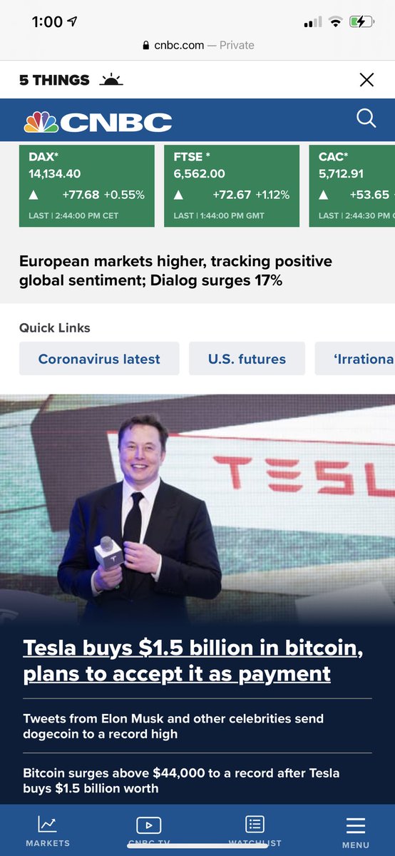 william30min's tweet image. TESLAMOTORS  BOUGHT $1.5 BILLION IN BITCOIN 🔥🔥🔥 @elonmusk @Tesla