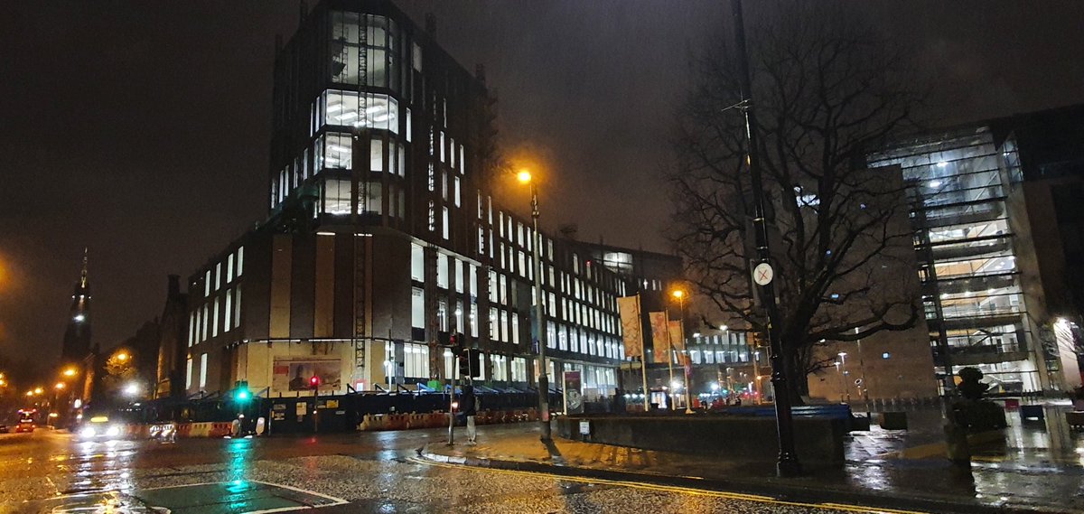 Our new ⁦<a href="/UlsterUni/">Ulster University</a>⁩ Belfast campus, lights on for the first time, bringing new life to Belfast city centre, ‘regeneration opportunity’ of the century