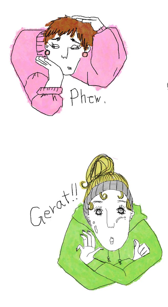 Hug_me_nara's tweet photo. 手つきが独特な女性を描きました。
なんだか楽しくなったので、たくさん描いてLINEスタンプにしました。

https://t.co/gVNUMnTKI8 https://t.co/R2Z3oe6EmL