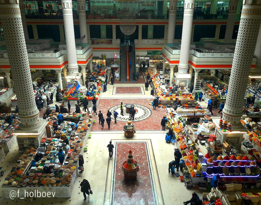 f_holboev's tweet photo. Mehrgon market in Dushanbe city (Tajikistan)

© Фаридун Холбоев

@ASDushanbe
@USEmbDushanbe
#ОзмуниАксҳоTJ
#Tajikistan
#USAваТоҷикистон
#TajikTravel https://t.co/zjBzROy2mq