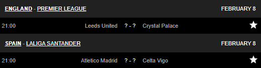 DirectStreams's tweet image. Tonight Games, Premier League, La Liga and the Club World Cup featuring : Al Ahly vs Bayern Munich, Leeds United vs Crystal Palace and Atletico Madrid vs Celta Vigo

lfdb.live/live-premier-l…