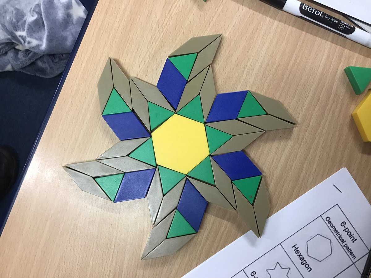 GoodrichCESch's tweet photo. Peregrine Class are making repeating patterns inspired by Islamic Art. #GSperegrine #GSart https://t.co/1ofuegOfBD