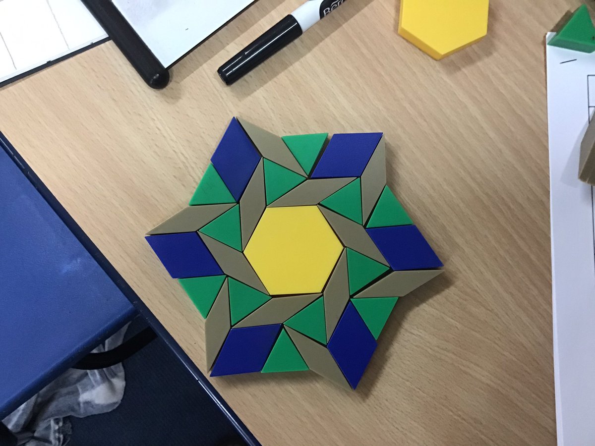 GoodrichCESch's tweet photo. Peregrine Class are making repeating patterns inspired by Islamic Art. #GSperegrine #GSart https://t.co/1ofuegOfBD