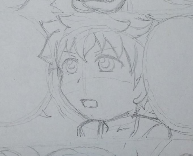 (またわかばくんが違う顔してる…)(描くたびに変わる顔と髪型) 