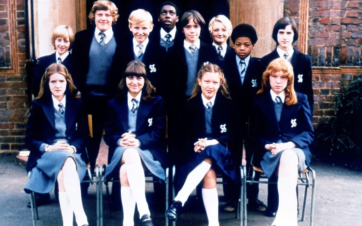 Classicbritcom's tweet image. Grange Hill was first aired on this date in 1978 🏫