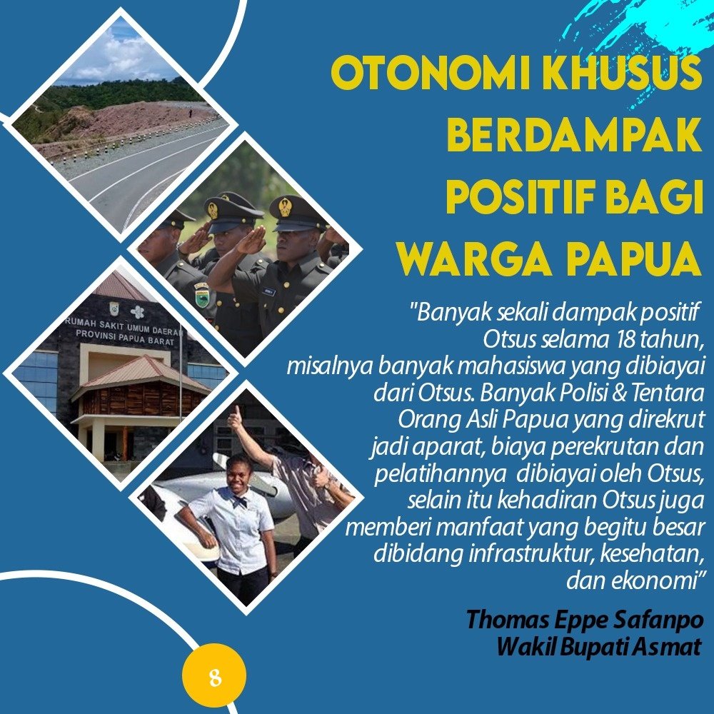 VictorKoeman's tweet photo. Otonomi Khusus (Otsus) Berdampak Positif Bagi Warga Papua. https://t.co/vWc3U4LDWh