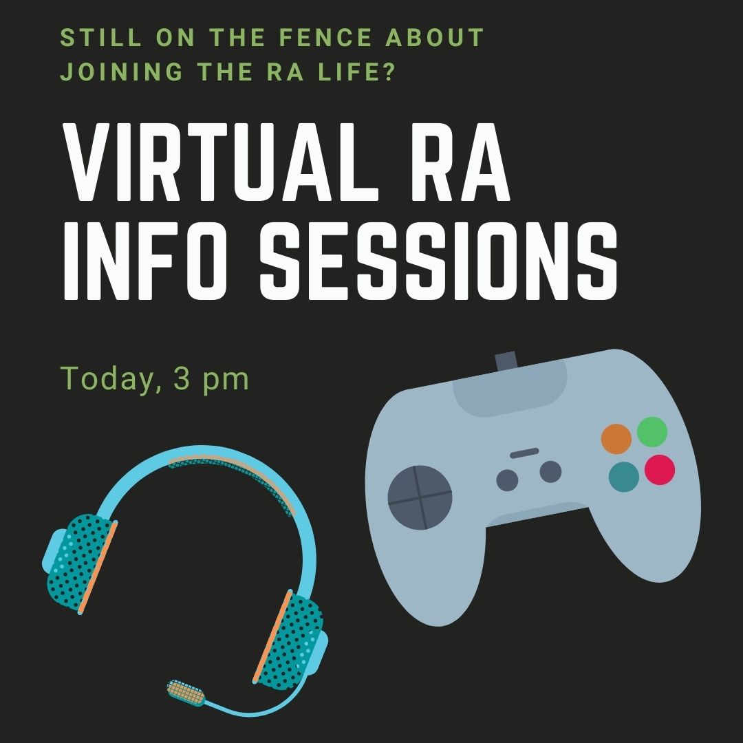 BSURLH's tweet photo. Happy Monday Bears! Our next virtual Resident Assistant info session is this afternoon at 3 pm. Come join us! https://t.co/lUTi3bHTCT https://t.co/c0cOlmtlci
