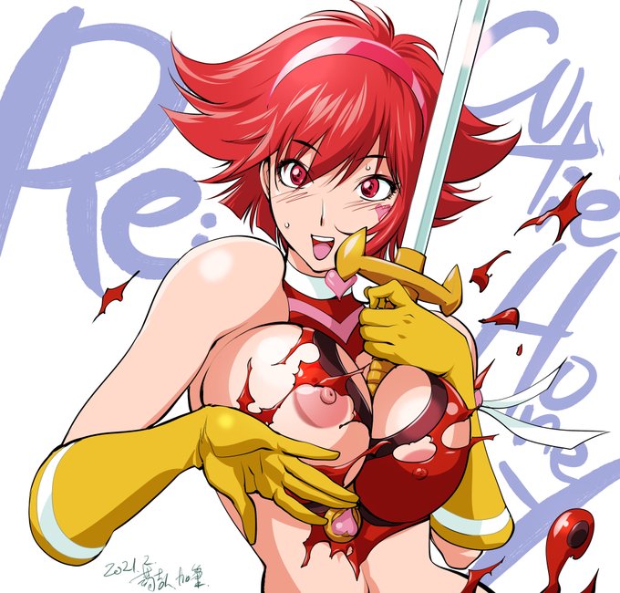 急いで大昔の絵を引っ張り出して加筆したので。
#如月ハニー生誕祭 