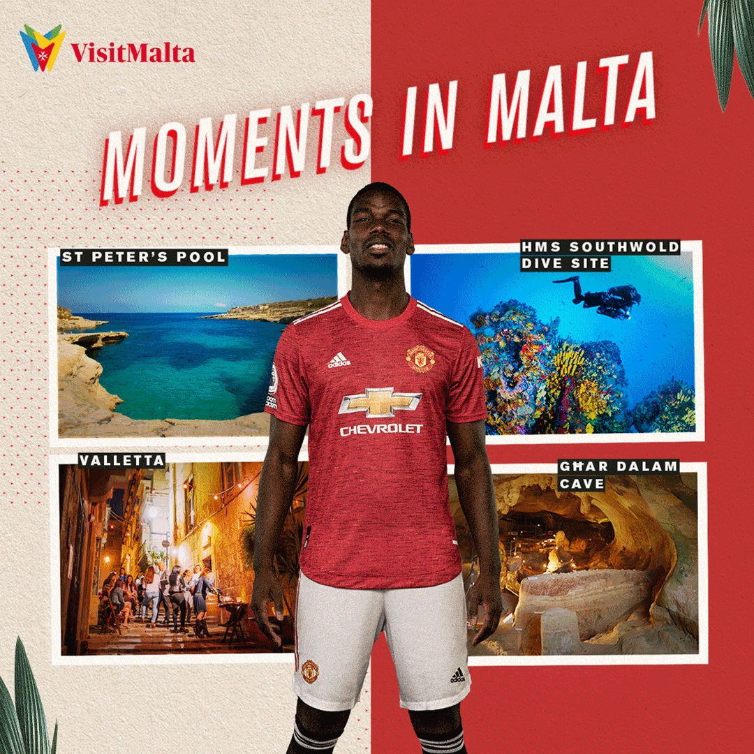 Paul Pogba is planning a diving holiday to #Malta in one of the cleanest and safest locations in the Mediterranean Sea!🤿🌞 

#VisitMalta #MoreToExplore #ManchesterUnited #StaySafe