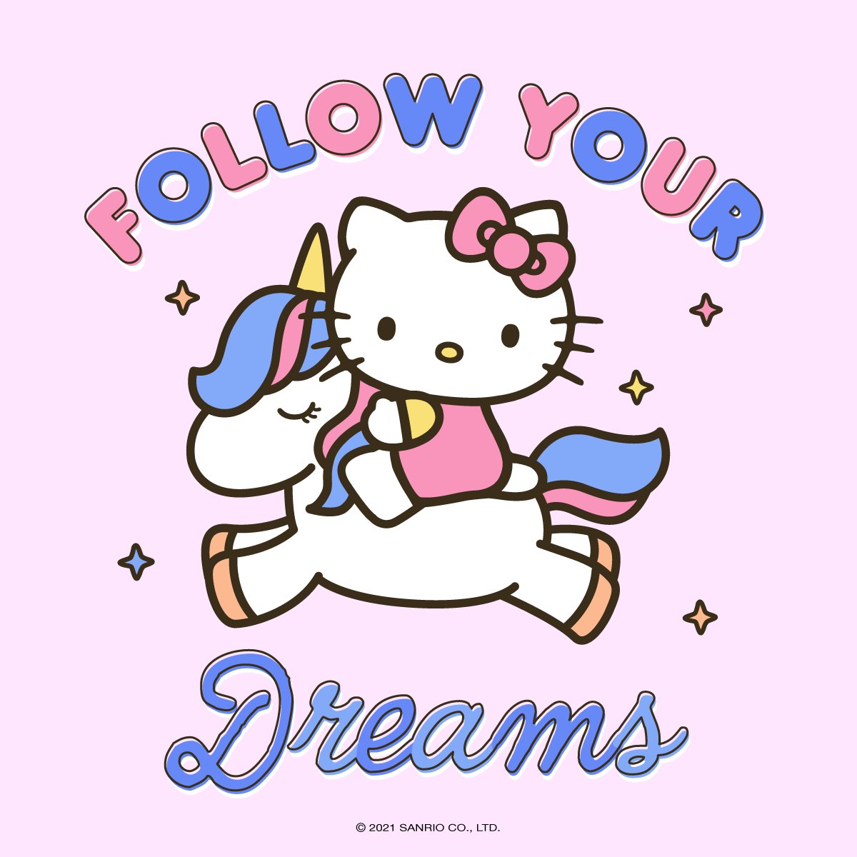 hellokitty's tweet photo. Follow your dreams 🦄✨ #MondayMotivation https://t.co/WRMw6CKCD7