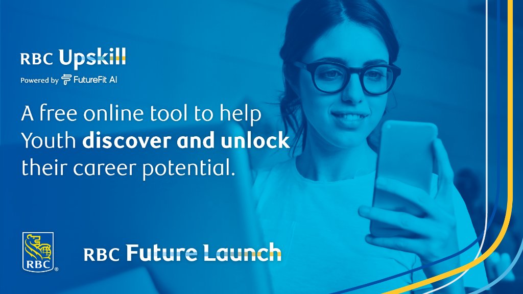Are you a student, recent grad, or have a few years of work experience but need help navigating your next step? Get closer to the career you want. Try the tool today! rbcupskill.ca @FutureFitAI