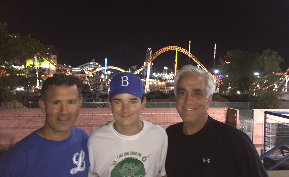 In 2017, Rio's was in rookie ball with the Lowell Spinners, Pedro called me to say he was going to come to New York to see the Spinners play the Brooklyn Cyclones. Mikey and I picked him up at the airport and drove him out to Coney Island. 2