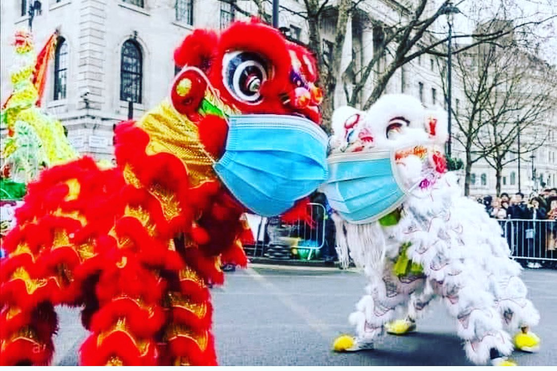 What Lion Dance would look like during this pandemic. 😂 #LionDance #COVID19