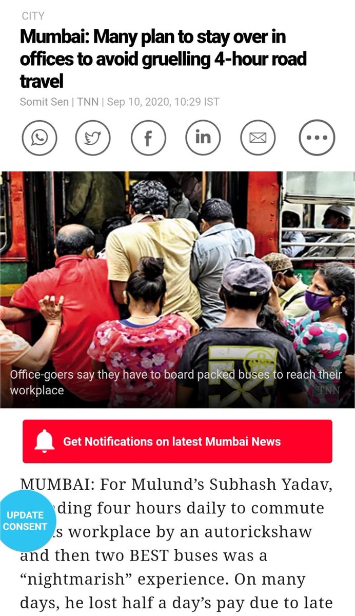 Buses were in filthy conditions, whr travellers complained about unhygienic conditions especially in pandemic. Mumbaikars travel time was stretched, they lost salaries & they were forced to stay at work place to avoid travel hazards.4 to 5hrs travelling was forced on everyone.