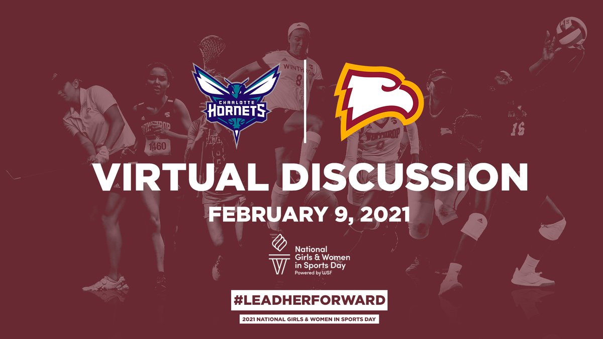WUEagles's tweet photo. TOMORROW 👀

Join us for our Virtual Celebration of #NGWSD tomorrow at 7PM featuring @WinthropWBB alumnae &amp; @hornets Women Leaders! The event is open to the entire Winthrop community.

REGISTER: https://t.co/MSeQZJxbiR https://t.co/t0icxLSMdw