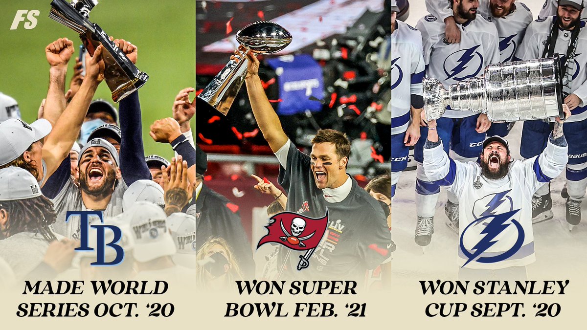 Not a bad time to be a Tampa Bay fan🏆