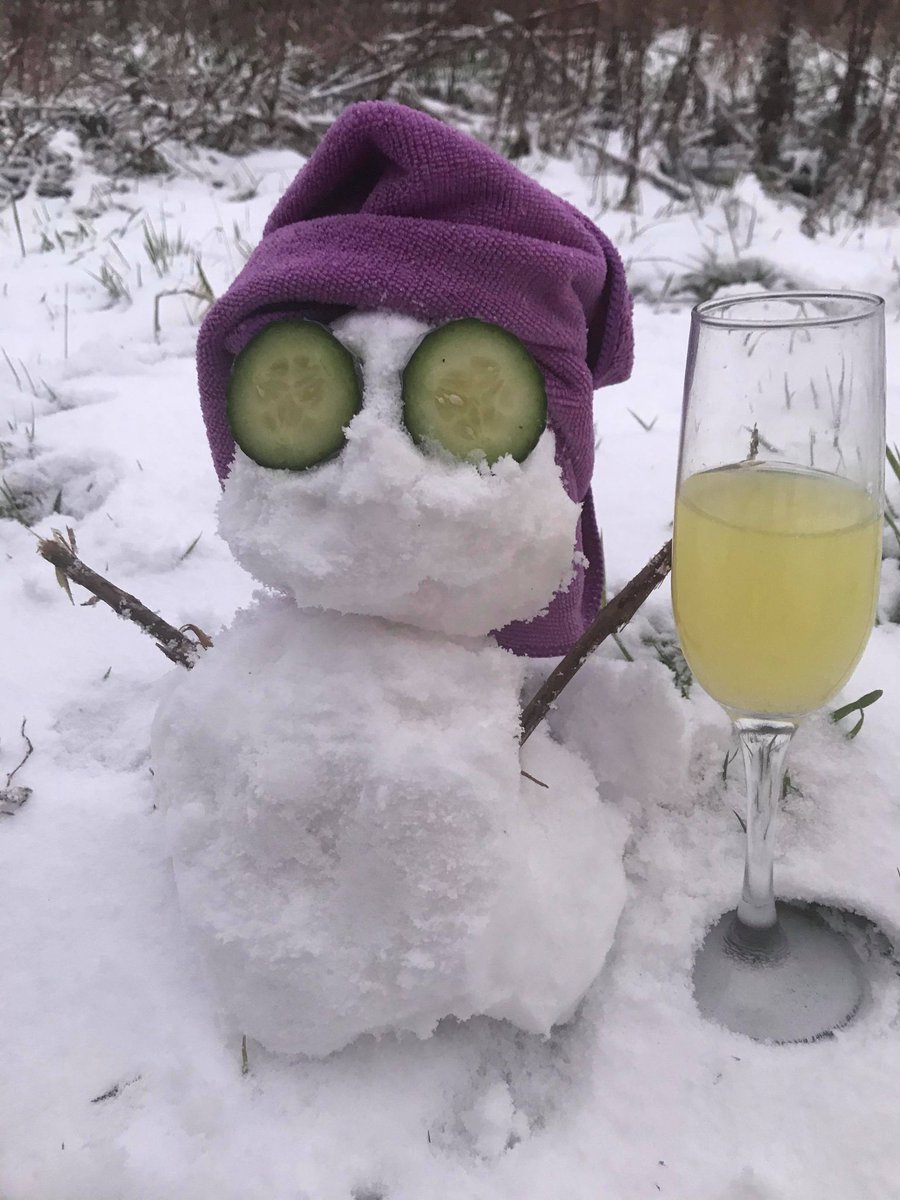 #BeastFromTheEast? But it's... wait for it... SnOw relaxing! 😆