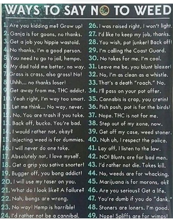 "back off, bucko. You're bad." 😂😂😂