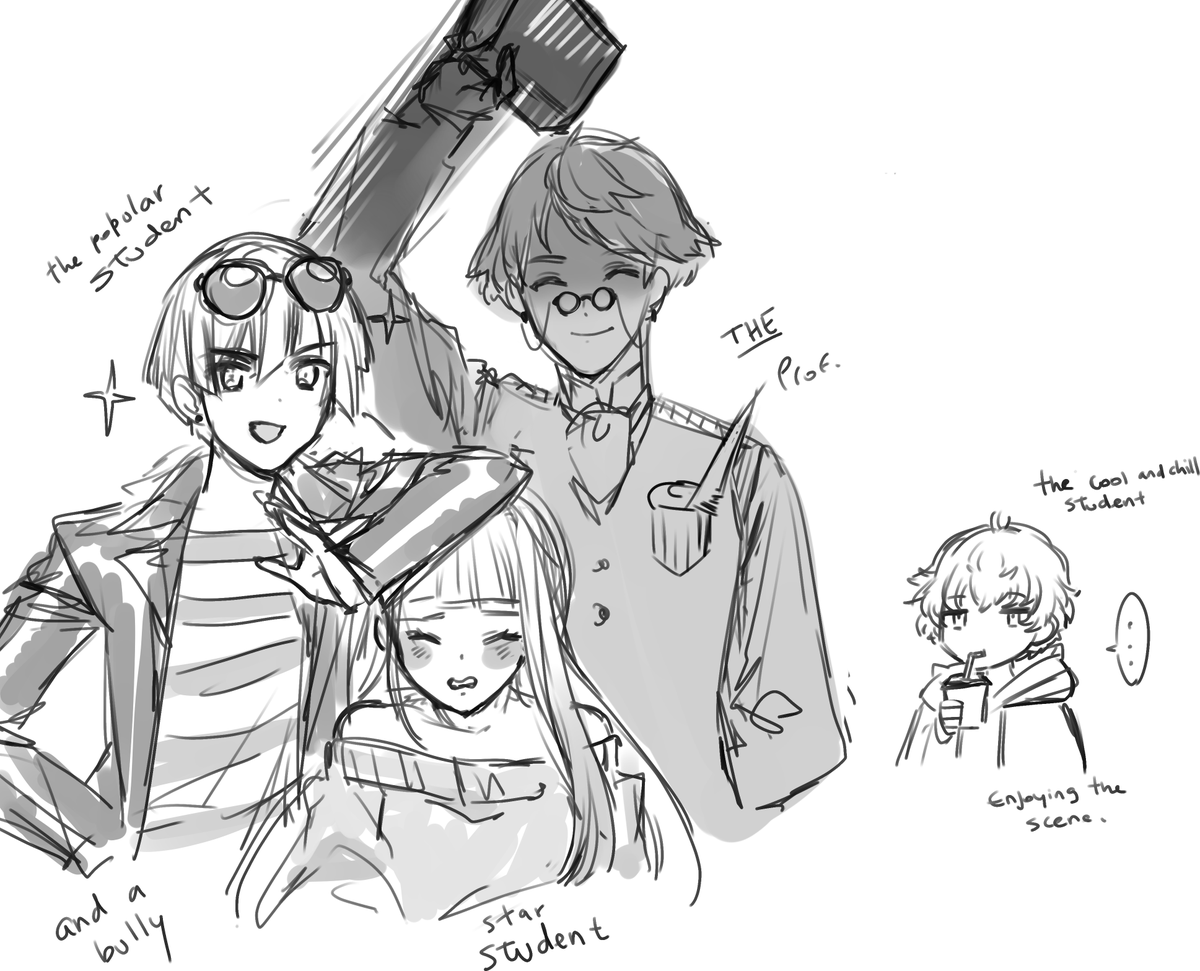 Unfinished things and dumb sketches 