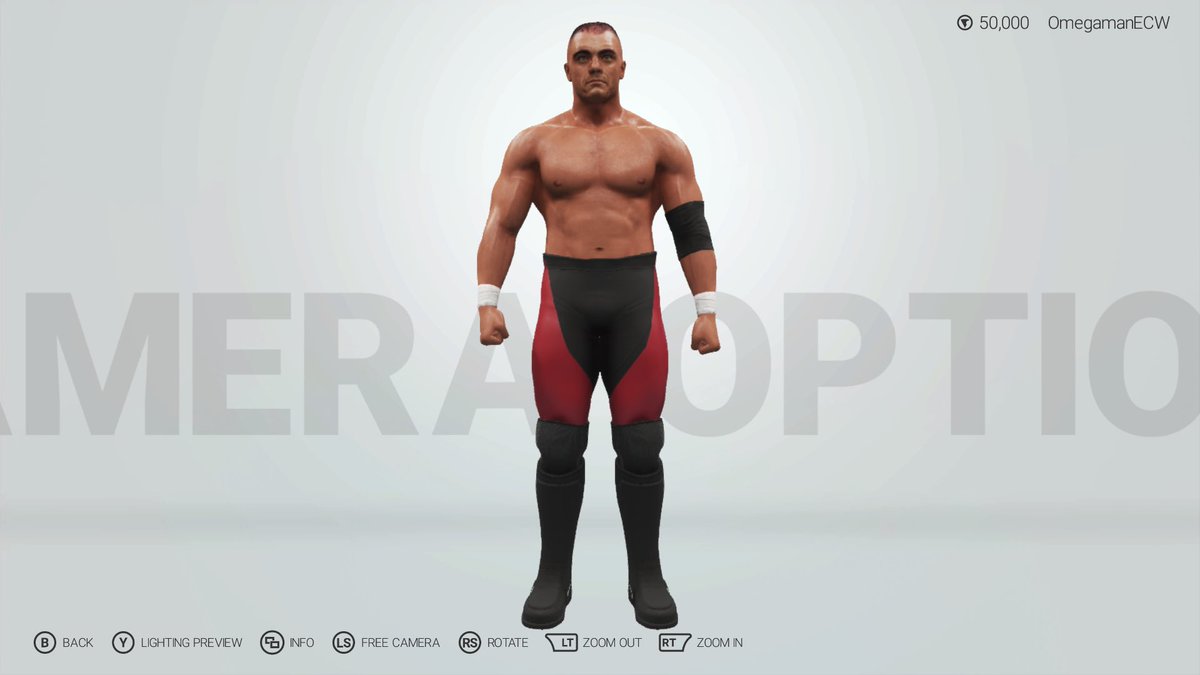 OmegamanX44's tweet photo. Didn’t have much time over a busy weekend to work on much but I put some time into @LanceStorm. Getting closer for sure, just need to keep making adjustments and I’ll get there #WWE2K19 #XboxOne #Xbox #ECW #ECWPROJECT #ImpactPlayers https://t.co/8ro3DgPp2c